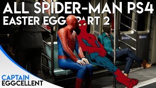 All Marvels SpiderMan PS4 Easter Eggs amp Secrets  Part 2 [upl. by Atela]