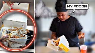 DESTR0YING My Girlfriend FOOD Then BLAMING Drive Thru PRANK [upl. by Hoeve348]