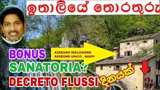 DECRETO FLUSSI  SANATORIA  BONUS Saman Perera [upl. by Julius]