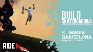 X Games Barcelona 2013  Bob Burnquist Beats Mitchie Bruscos 1080 in Big Air [upl. by Ihcalam]