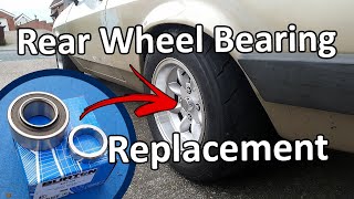 How to Replace Rear Wheel Bearings  Half Shaft Bearings Ford Capri  Escort  Tech Tip 33 [upl. by Turnbull705]