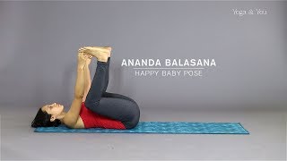 How to do Ananda Balasana  Happy Baby Pose [upl. by Studner]