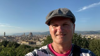 The most beautiful view of Florence Italy  Piazzale Michelangelo  4k [upl. by Einnol182]