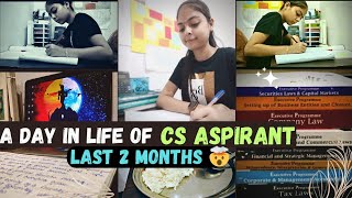 A day in life of Company Secretary Student CS Executive CS professional CS Talksstudy vlogicsi [upl. by Nwahsed444]