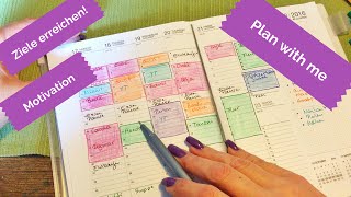 Kalender  Monats und Wochenplanung Plan with me  Motivation [upl. by Odarnoc]