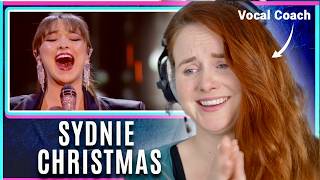 Why Is She Not Famous Sydnie Christmas  My Way Somewhere Over The Rainbow BGT Vocal Coach react [upl. by Vivyan]