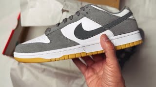 Nike Dunk Low Smoke Grey Gum 3M Swoosh  Released October 2023 [upl. by Yla181]