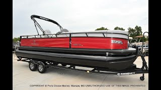 2024 Regency pontoon boat 250 DL3 w250HP Mercury 4 Stroke Stock ST1012 [upl. by Nogam]