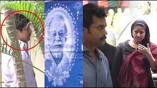 Vijay Wife Sangeetha Pays Last respect To Vikrams Father Vinothraj  Exclusive Coverage [upl. by Cathryn]