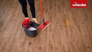 How to use the Vileda UltraMax Plus Mop and Bucket [upl. by Papagena]