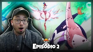 One Piece Log 02  FishMan Island Saga  REACTION ITA  L ATTACCO DELLA MARINA [upl. by Airdnaed]