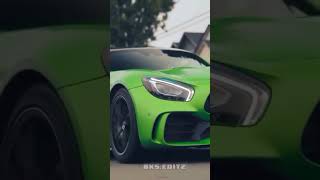 Green Mercedes modified shorts youtubeshorts virlvideo [upl. by Eerased]