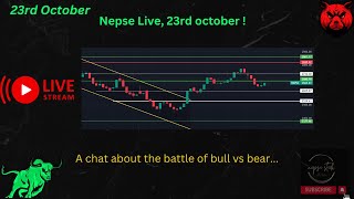 Nepse Live 23rd october  educational nepsestock [upl. by Mcquillin308]