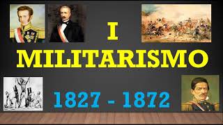 PRIMER MILITARISMO 1827  1872 [upl. by Zeena]