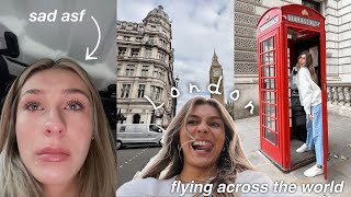 i got sad and booked a flight to europe  LONDON VLOG [upl. by Euqinue]