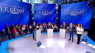 Suivez le débat entre Gabriel Attal Jordan Bardella et Manuel Bompard [upl. by Olds]