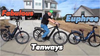 Commuter eBike Comparison Fabulous Tenways amp Euphree [upl. by Agon]