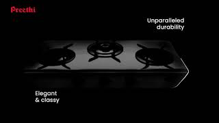 STYLO STEEL 3 BURNER STAINLESS STEEL GAS STOVE [upl. by Revolc]