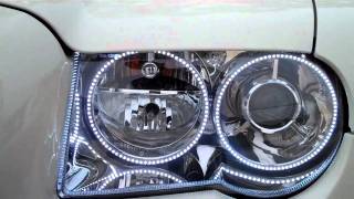 Ultra Audioworks Halo Headlights Chrysler 300c [upl. by Serge]