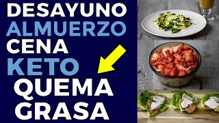 DESAYUNO KETO HASTA CENA PARA ADELGAZAR RÁPIDO DÍA COMPLETA DE COMIDA KETO PARA PERDER PESO [upl. by Dennett796]