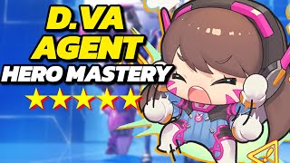 「Hero Mastery」 DVA AGENT BETTER ROUTE 5 STARS Overwatch 2 Guide [upl. by Asenad]