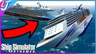 Ship Simulator Extremes  Ocean Liner CRASHES into Cruise Ship [upl. by Veno584]