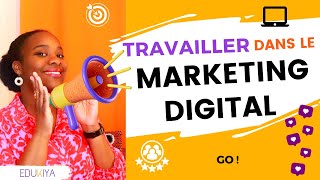 Les métiers du MARKETING DIGITAL  Débouchés et missions [upl. by Dlonyar]