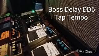 pedal Boss Delay DD6  Tap Tempo [upl. by Everett]