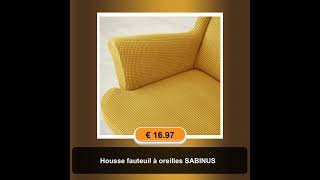 Housse fauteuil à oreilles SABINUS [upl. by Eillod]