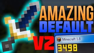 Minecraft PvP Texture AMAZING DEFAULT Gold amp Blue V2 19419 1817 Review [upl. by Anerok]