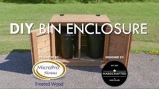 Building a bin enclosure using MicroPro Sienna with Chris Palmer [upl. by Conway222]