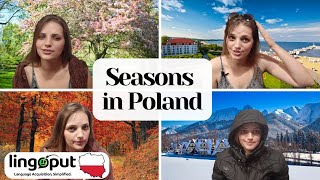 The Four Seasons in Poland  Polish Comprehensible Input [upl. by Ynaffets]