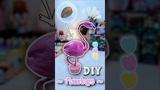 DIY Homemade Flamingo Bird 🦩 Decor😱 WOW Waste coconut 🥥 Reuse idea 💡shorts diy youtubeshorts [upl. by Morrell524]