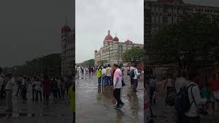 Taj hotel palace Mumbai monsoon view mumbai gatewayofindia tajmahalhotel colaba tajmahalpalace [upl. by Augustus612]