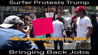 Chad Goes Deep Hollywood Trump Protest [upl. by Odey]