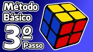 3º PASSO  CUBO MÁGICO 2X2X2  MÉTODO BÁSICO [upl. by Maitilde735]