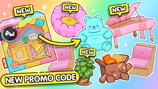 NEW JELLY FURNITURE IN AVATAR WORLD  PROMO CODE  HAPPY GAME WORLD [upl. by Minette]