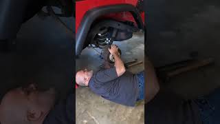 Jeep Wrangler 4quot Lift kit install automobile liftedjeeps jeep [upl. by Kreegar]