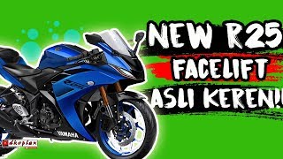 Update  Yamaha R25 Facelift Sudah Mulai Trial Unit Utuh Berikut Ciri cirinya… [upl. by Attennaej]