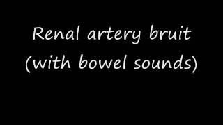 Renal artery bruit [upl. by Namwen]