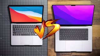 M1 MacBook Air Vs M1 Max MacBook Pro 16 SHOCKINGLY Close [upl. by Janine]