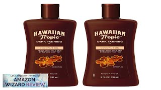 Hawaiian Tropic Dark Tanning Oil 8oz  Moisturizing Body Oil Tan Enhancer Review [upl. by Mcmurry]