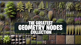 The Greatest geometry nodes Collection [upl. by Esilehs]