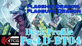 Flagship Dragon Flagburg Deck Profile  Post DBT04 [upl. by Dnomzed145]