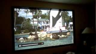 Optoma Pro150S Video Projector  120quot Fixed Frame HT Screen [upl. by Norreht]