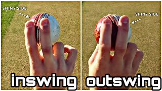 Swing bowling tips  Inswing And Outswing Bowling tips 😮 [upl. by Salot]