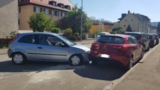 Ford rammt Alfa Romeo in Bad Säckingen  Feuerwehr im Einsatz 20042019 [upl. by Flory]