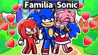 Sonic e Amy tiveram uma FAMÍLIA no Roblox [upl. by Hibben283]