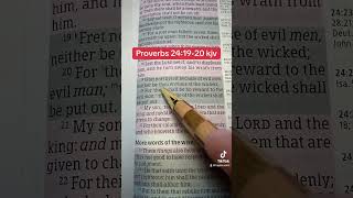 Proverbs 241920 God Jesus faith bibleverse truth power love music gospel prayer hope [upl. by Attinahs630]