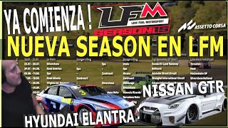 COMIENZA LA NUEVA SEASON EN LOW FUEL MOTORSPORTS  CALENDARIO Y COCHES NUEVOS  ASSETTO CORSA [upl. by Obocaj]